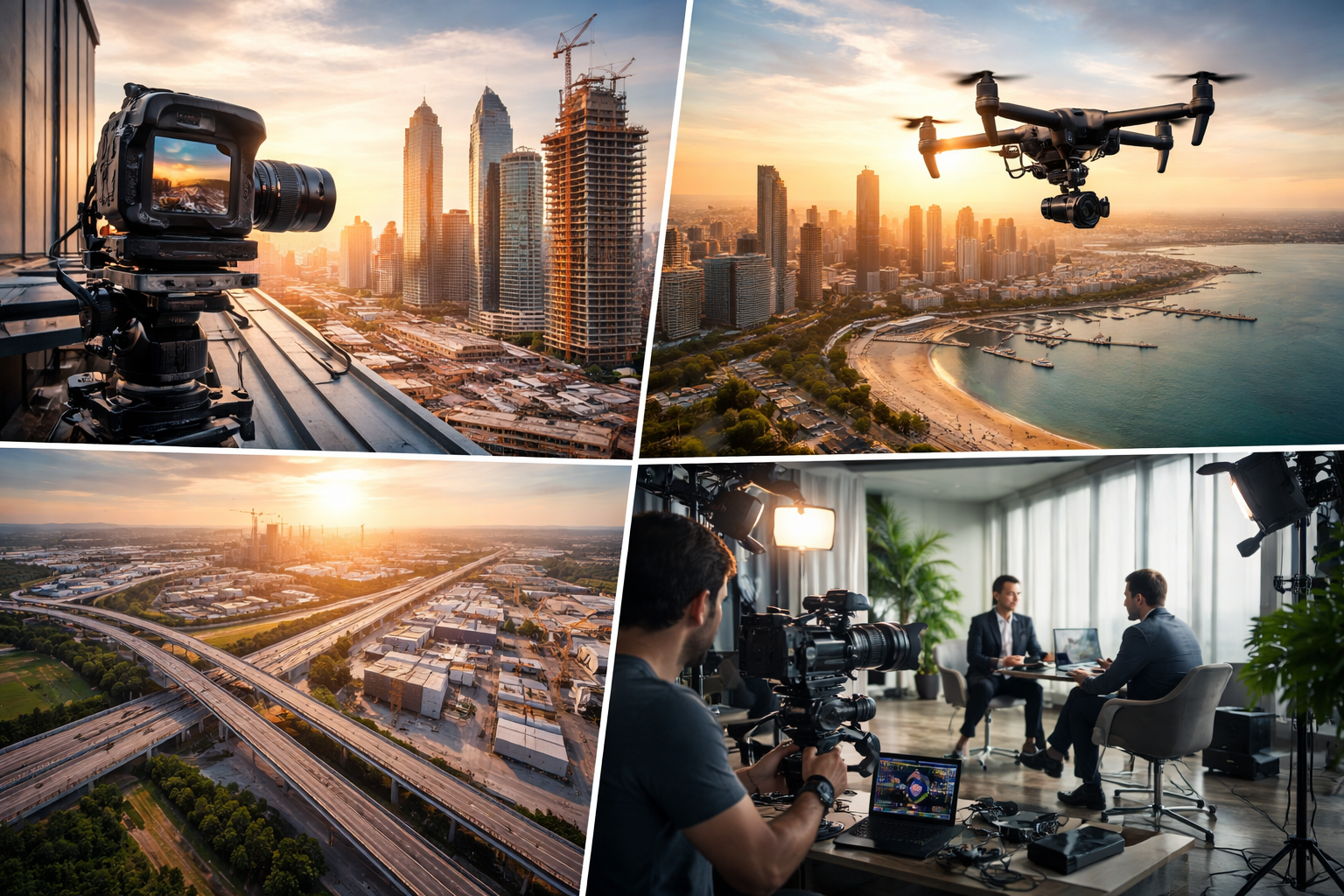 Produtora de Vídeo Registrando Grandes Projetos